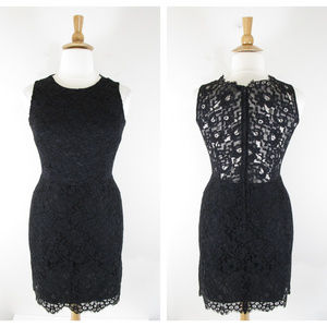Barneys New York Black Lace Sheath Dress NWT XL 10